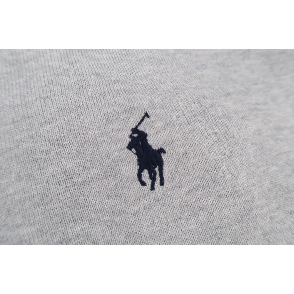 Polo Ralph Lauren Men's‎ 3XLT Tall Gray Lightweight Knit Sweater V-Neck Pullover - Picture 4 of 11